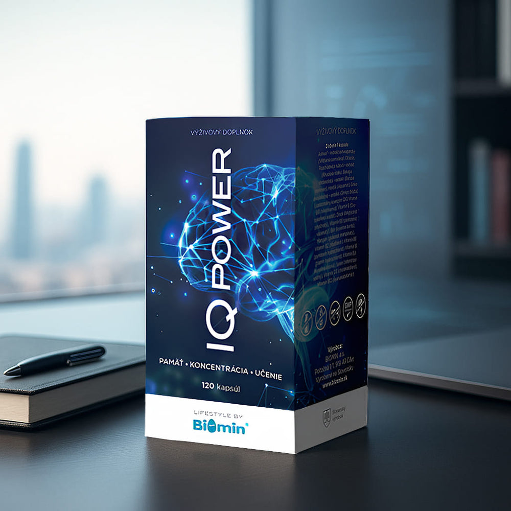 IQ POWER Nootropic Brain Food Supplement – Focus, Memory & Brain Support